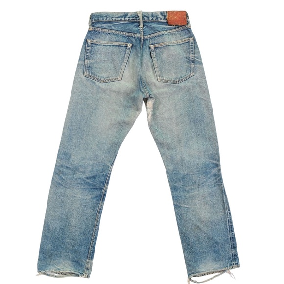 Vintage sewing chop by john bull selvedge distressed jeans (japan) - Picture 5 of 10